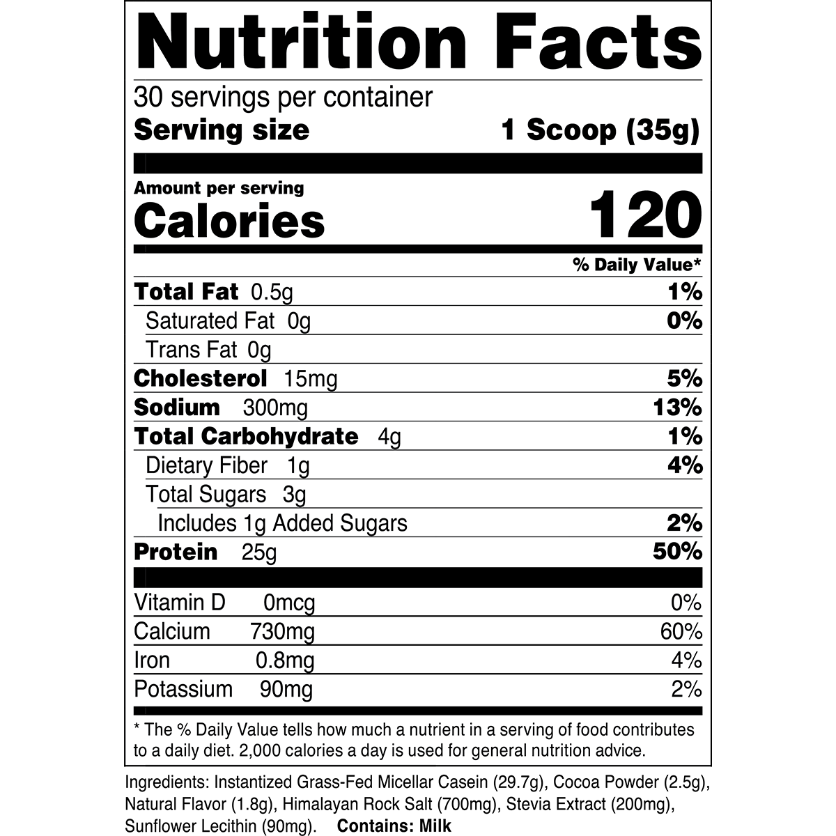 Grass-Fed Casein Protein