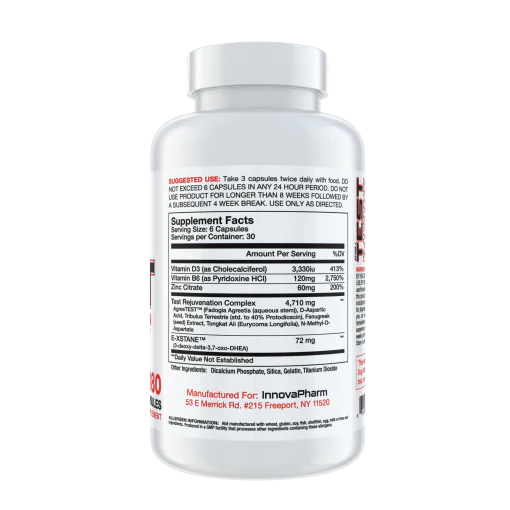 INNOVAPHARM Stage 1 Test Rejuvenation (180 caps)