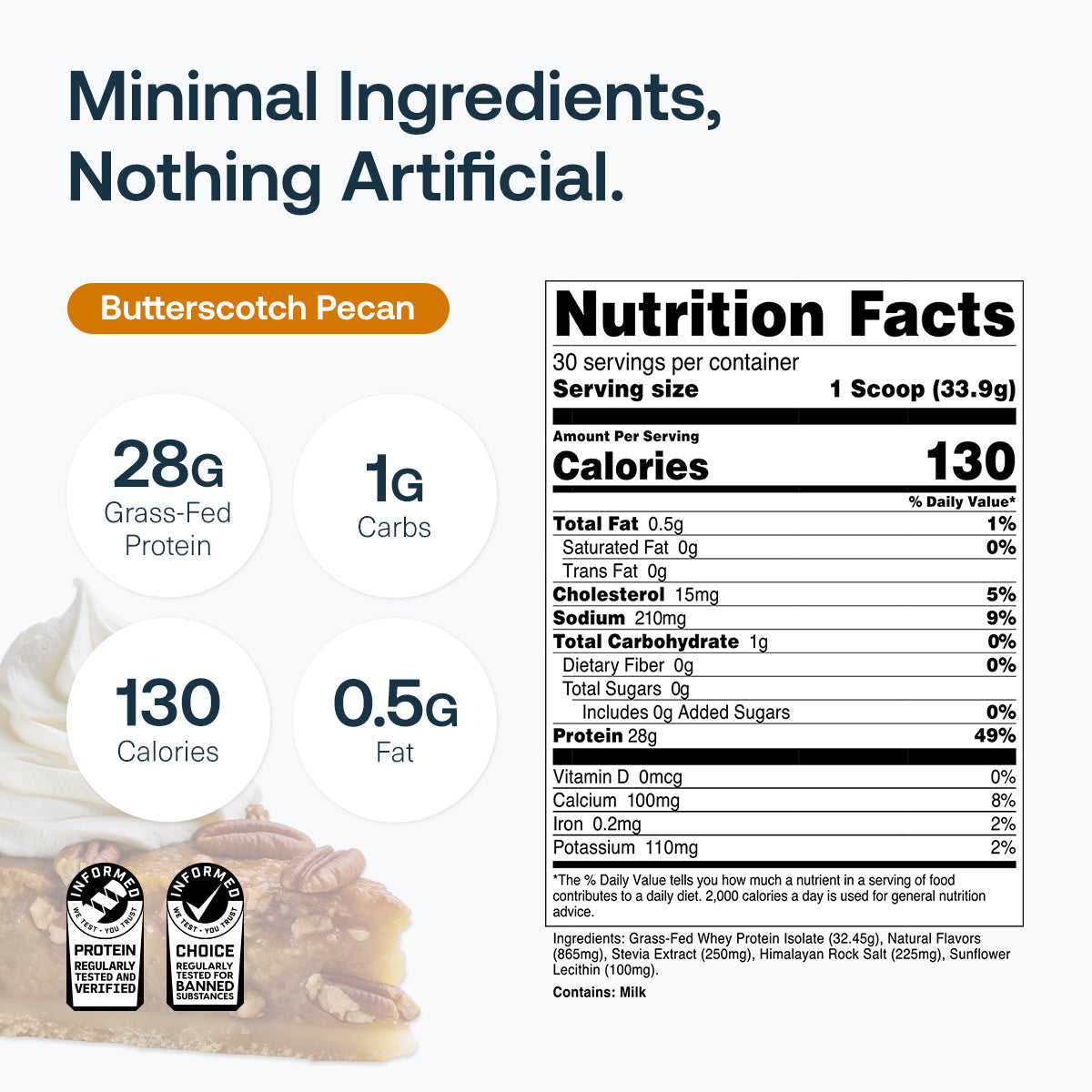 Grass-Fed Whey Protein Isolate