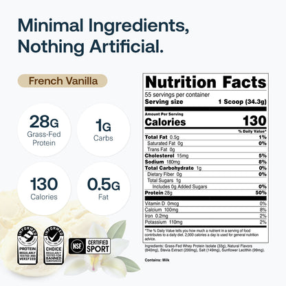 Grass-Fed Whey Protein Isolate