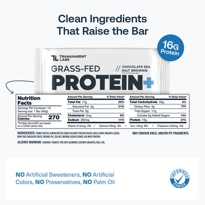 Grass-Fed Protein+ Bars