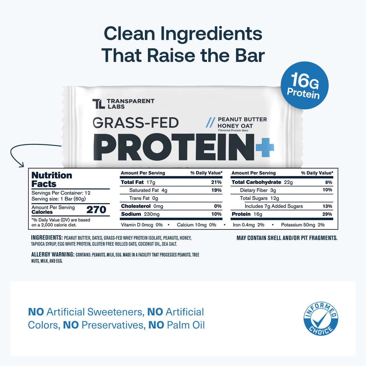 Grass-Fed Protein+ Bars