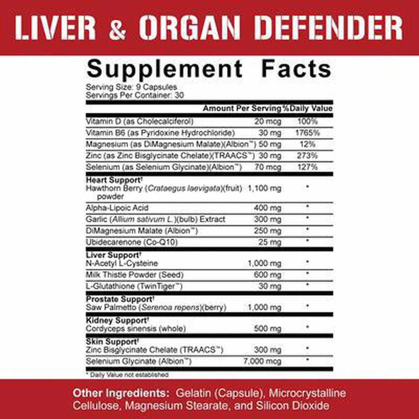 5% Nutrition  Liver and Organ Defender