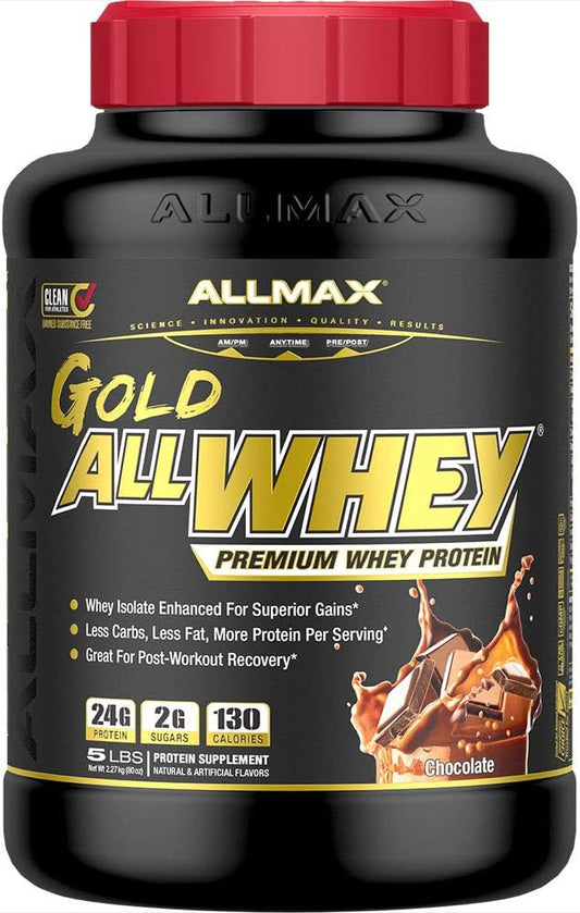 ALLMAX ALL WHEY GOLD 5 LB PICK FLAVOR