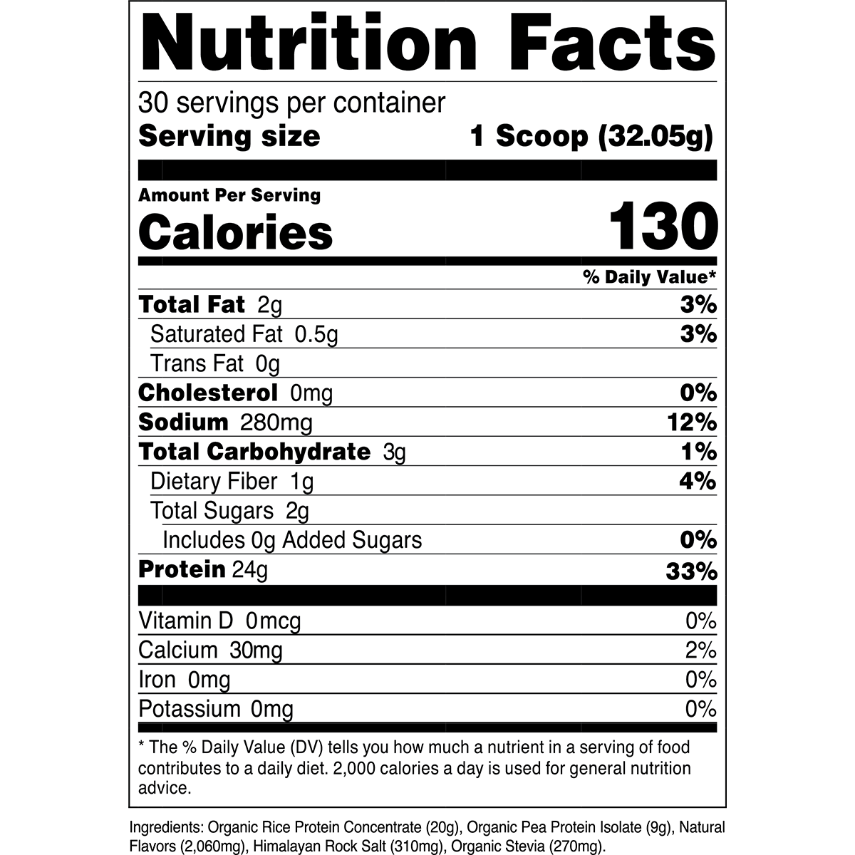 Organic Vegan Plant-Based Protein