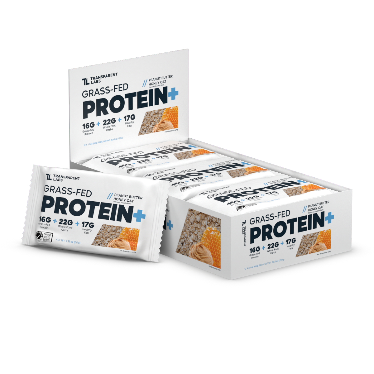 Grass-Fed Protein+ Bars