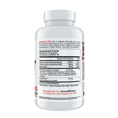INNOVAPHARM Stage 1 Test Rejuvenation (180 caps)